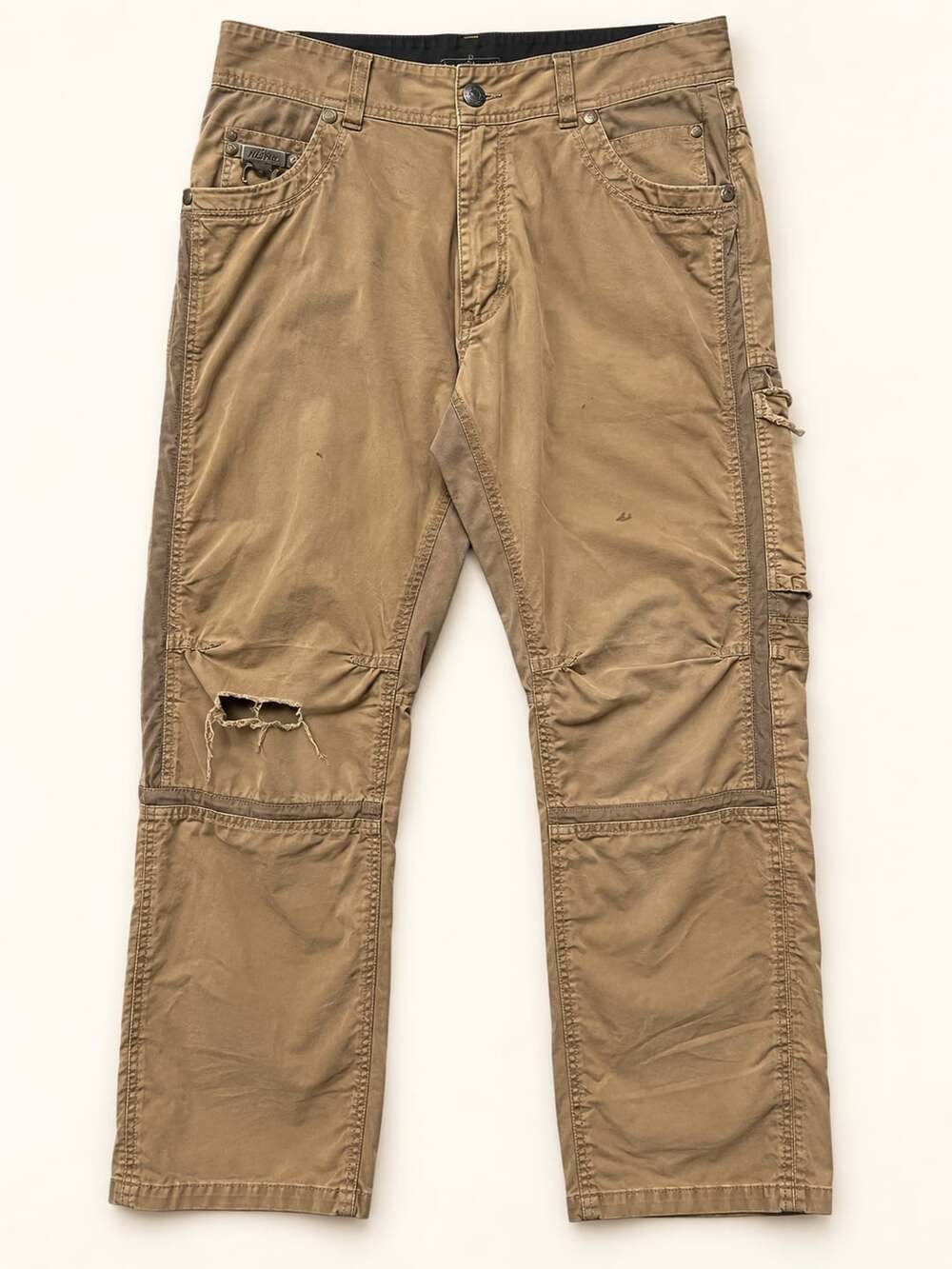 KÜHL Exoskeleton Cargo Pants Men’s 33x30 Tan Distressed Utility Outdoor